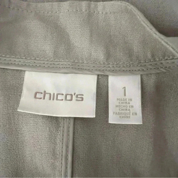 Chico’s Tan Lace Vest - Picture 3 of 7